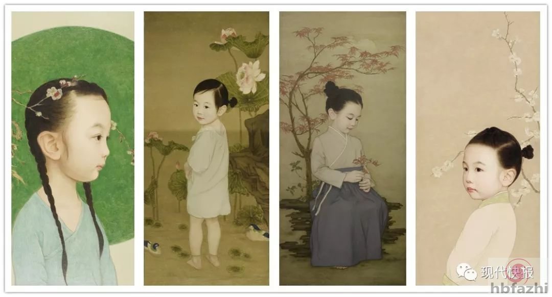 又是别人家的爸爸！他把两个女儿装进一片鸟语花香