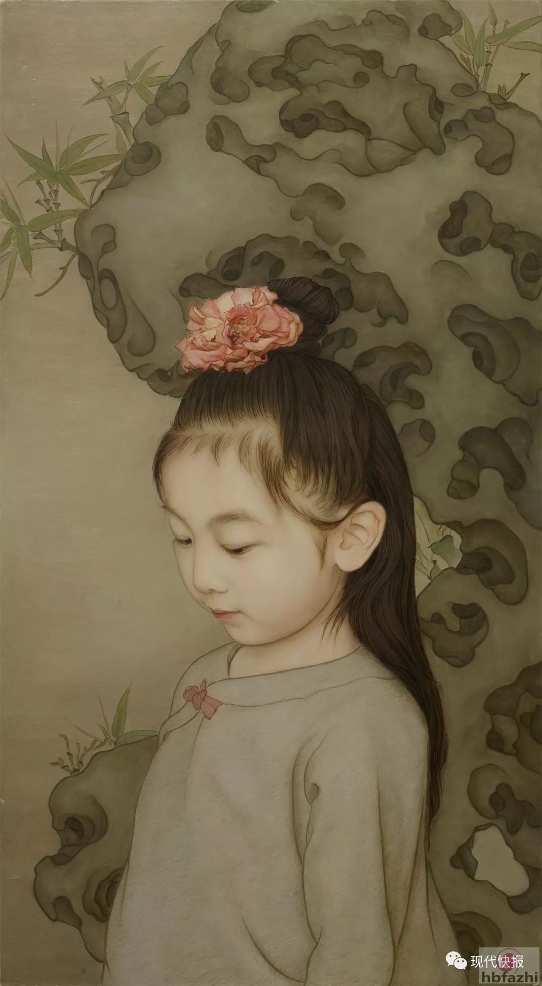 又是别人家的爸爸！他把两个女儿装进一片鸟语花香